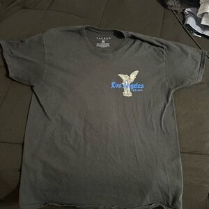 PacSun Black Tee with Blue Graphic